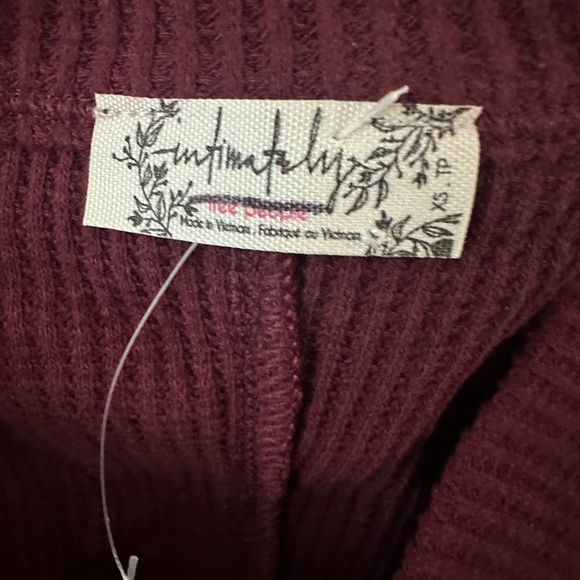 Free People Intimately Loving This Feeling Bodysuit in Fig Size XS - Picture 3 of 4